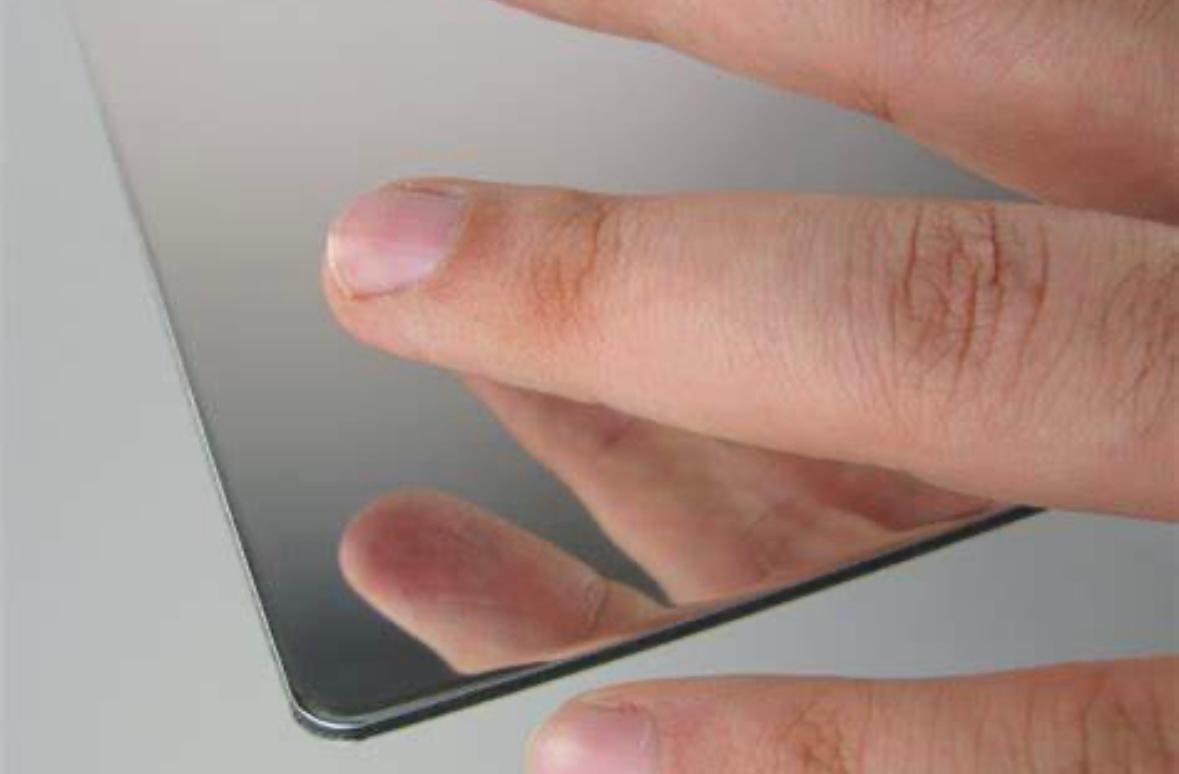 Dibond Mirror panel close-up