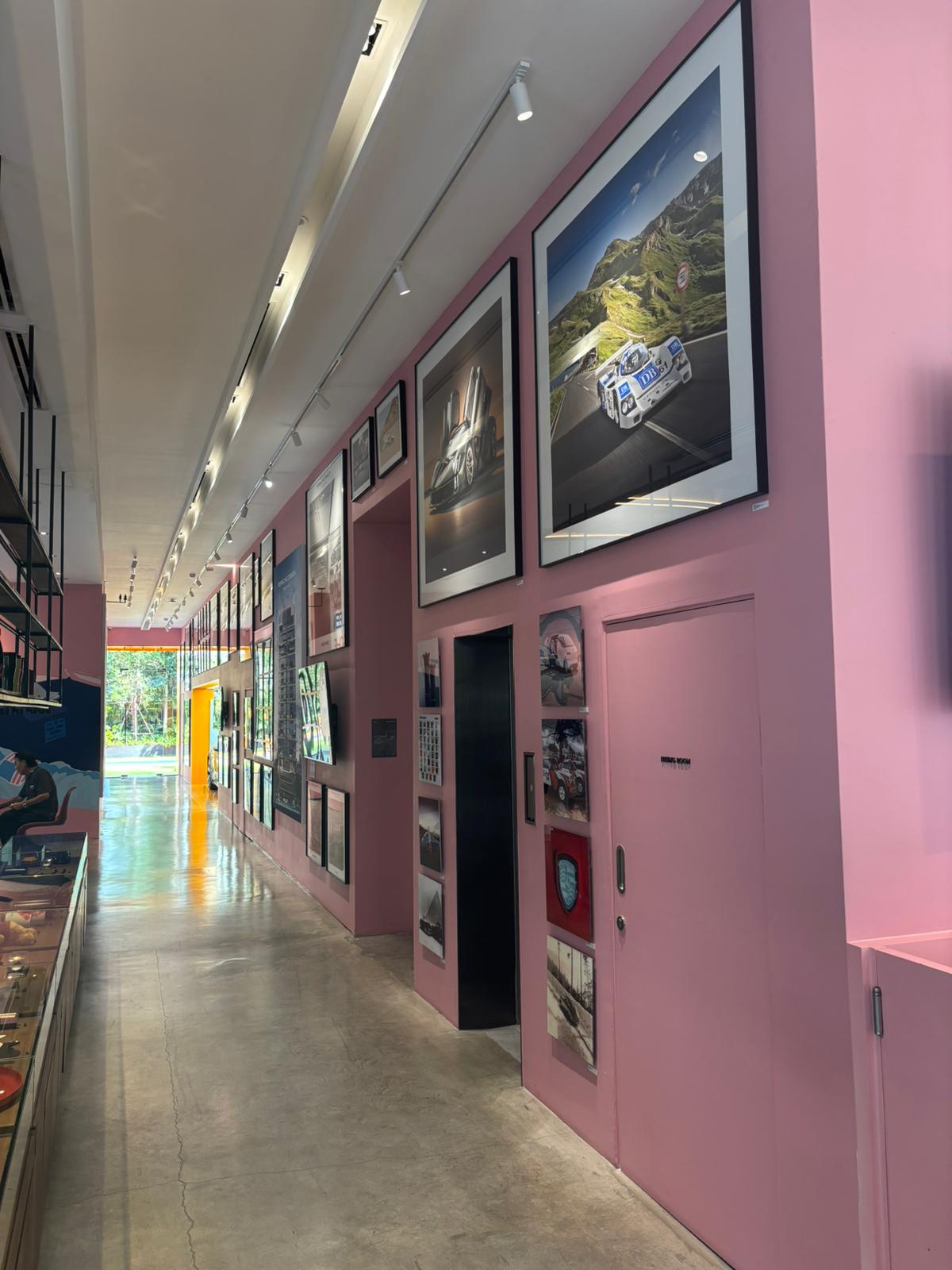 Porsche lifestyle gallery shop interior